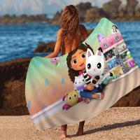 G-Gabbys D-Dollhouse Toalla de anime Toallas de baño coloridas para niña Microfibra Rápida personalizada Arena Libre Playa Yoga Spa Gimnasio Piscina - details 13