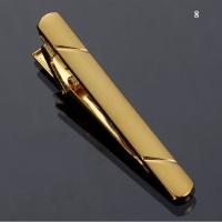 Clip de Corbata Corta para Hombres Estilo Sencillo Abrazadera de Rosa Dorada - details 9