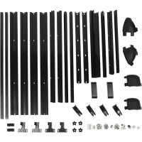 Baca techo para coche cesta techo ajustable y ancha gran aluminio universal - details 6