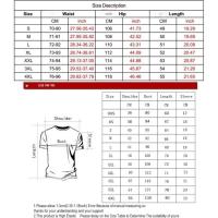 Conjunto Deportivo Casual para Hombres Camiseta de Impresión y Pantalones Cortos - details 0
