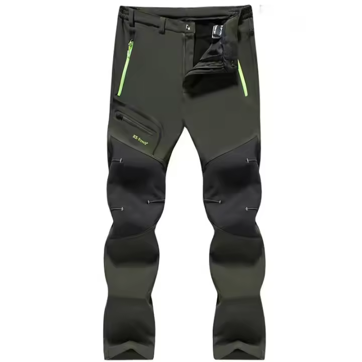 Pantalones de talla grande para hombre, pantalón fino Softshell para exteriores, senderismo, acampada de peces, verano - 1