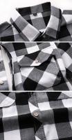 Camisa de Manga Larga con Estampado Geométrico a Rayas Estilo Casual para Hombres - details 53