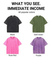 Camisetas lavadas con estampado de esqueleto para hombre, camiseta holgada de verano, Tops suaves de calle, ropa informal de algodón - details 4