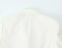 TRAFZA-Blazer de tendencia para mujer, traje recortado de curva elegante con bolsillos en el pecho, para ir a la Oficina, novedad - details 9