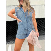 2025 nuevo mono vaquero holgado informal con estilo de talla grande - details 6