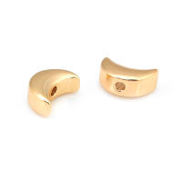 Espaciador de arco iris y Luna de latón, Color oro de 18K, paloma, estrella, nube, cilindro, pulsera ovalada, cuentas, fabricación de joyería, accesorios Diy - details 23