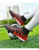 Alta parte superior transpirable zapatos de fútbol hierba artificial antideslizante zapatillas - details 48