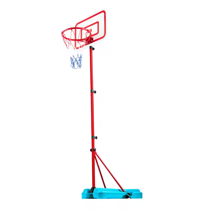SucceBuy Aro de baloncesto para niños: altura ajustable, portátil con base rellenable, juego para interiores y exteriores para niños de 3 a 8 años - 1
