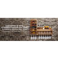Estante de Vino de Madera