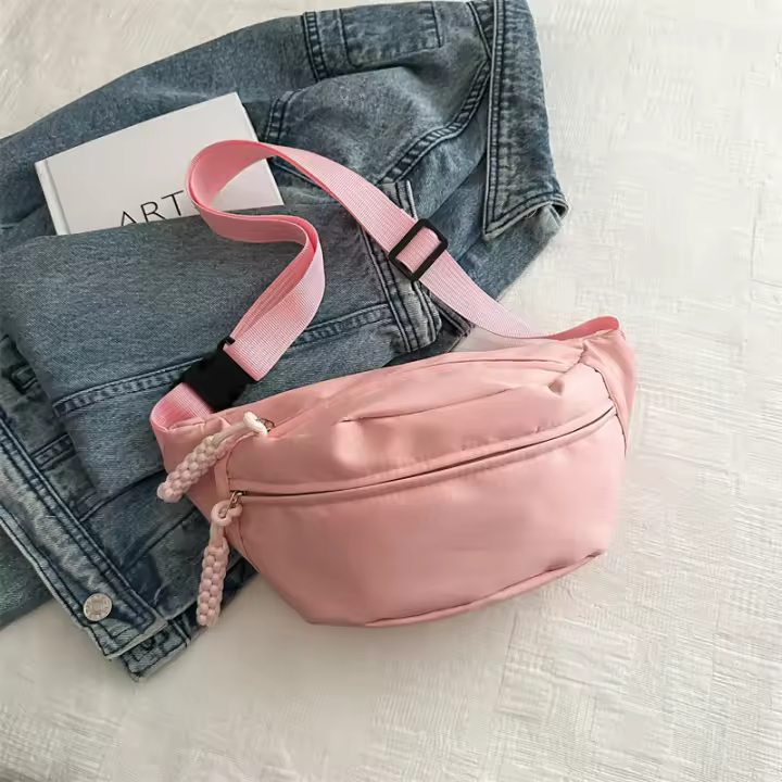 Bolso Casual Coreano de Color Sólido Nuevo Bolso de Cruza de Primavera 2024 - 1
