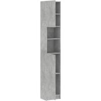 Armario de Baño de Madera Ingeniería Lavadora, Estante, Ducha, Inodoro 32x25,5x190 cm - details 55