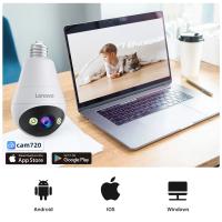Lenovo Cámara de Vigilancia Inteligente IP WiFi 3MP E27 Bombilla Monitoreo de Video Interior - details 7