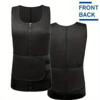 Moldeadores de cuerpo para hombres, cinturón de control de barriga para adelgazar, quema de grasa, pérdida de peso, chaleco - details 12