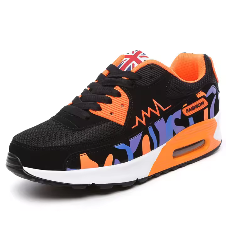 Zapatillas de deporte de moda para mujer, zapatos informales con plataforma para correr, primavera y verano - 1