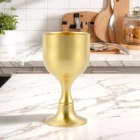 Taza de Bronce Vintage Vino Rojo, Borde Suave, Brillo Goso Portátil para Fiesta en Casa, Boda, Escena - details 27
