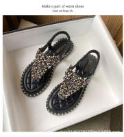 Sandalias de moda para mujer, verano, planas, nuevas, populares, con cuentas de hadas, estilo viento, talla grande. - details 19