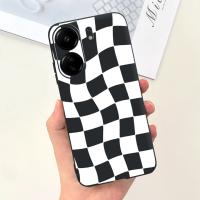 Funda trasera para Xiaomi Poco C65, cubierta suave de silicona líquida mate con estampado de dibujos animados de flores, protección a prueba de golpes - details 4