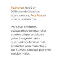 FEANDREA Poste para rascar Plataforma de tela de felpa 40 x 30 Árbol para gatos, altura 68 cm, poste de sisal, con pompón, gris oscuro PCA022G01 - details 1