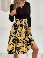 Midi Ds de manga larga para mujer, ropa elegante de moda coreana, elegante, Kpop, diseñador curvo, nuevo en X - details 6