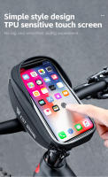 WEST BIKING-Bolsa de ciclismo para cuadro de tubo delantero superior, resistente al agua, funda de teléfono de 6,8 pulgadas, almacenamiento para pantalla táctil, bolsa para manillar de bicicleta - details 3