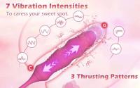 Leten 10 modos de empuje punto G vibrador estimulador de clítoris masaje vaginal masturbador femenino orgasmo adultos juguetes sexuales para mujeres y hombres - details 2