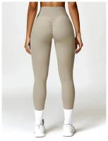 Pantalones de Yoga de cintura alta para mujer, mallas deportivas sin costuras para gimnasio, entrenamiento, barriga, correr - details 12