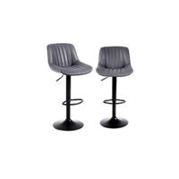 Youhauchair Taburetes Altos de Cocina Juego de 1, Taburete de Cocina con Respaldo y Reposapiés, Taburete de Bar de Lino Transpirable, Altura Regulable, Giratorios, Beige - details 9