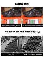 Nuevo estilo, zapatillas de entrenamiento para correr para hombre, zapatos de entrenamiento de lucha contra incendios resistentes al desgaste del verano, transpirables, antideslizantes, negros - details 1