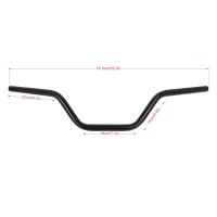 Barra de arrastre para manillar de motocicleta, piezas de motor para Honda NC700X NC750X NC750 X NC700 X todos los años, 1 ", 22 mm, color negro cromado - details 1