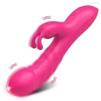 Vibrador de Conejo de Silicona Potente 2 en 1 Estimulador de Clítoris para Mujeres - details 0