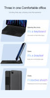 AJIUYU-Teclado mágico Español para iPad Pro, 11 pulgadas, 12,9 pulgadas, 6, 5, 4, 3, 2, 1, 2018-2022, Air 5, 4, 10,9, Tableta inteligente - details 5
