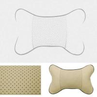 Bolso de cuello de cuero PU BUNO Alivio del dolor de cabeza Almohada universal llena de fibra - details 1