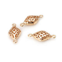 Colgantes de Prismo de Bronce Dorado 18K de Alta Calidad 10PCS Hazlo Tú Sameño Accesorios de Pendientes para Gafas de Sol y Relojes - details 1