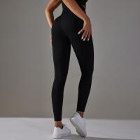 Pantalones de yoga para mujer, con cintura fruncida, pantalones de gimnasio, mallas de entrenamiento para mujer - details 12