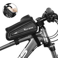 WEST BIKING-bolsa para bicicleta de montaña, resistente al agua, con pantalla táctil, funda para teléfono de 7,0 pulgadas, accesorios de ciclismo - details 9