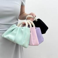 Bolso pequeño francés plisado, bolso pequeño de perlas de hadas de alta gama, bolso de mensajero tipo nube suave para niña - details 24