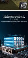 Diseño de 16 paneles de 21,5 cm x 17,5 cm 5000W Foco LED Recargable, Luz de Trabajo Portátil USB de 5 Modos, Banco de Energía, Luz de Trabajo LED Solar Impermeable para Exteriores para Acampar, Jardín, Pesca, Garaje, Emergencia - details 6