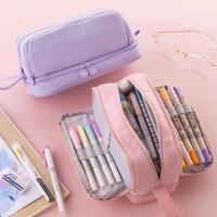 Estuche De Lápices Kawaii De Gran Capacidad, Bolsa De Lápices Estéticos, Bolsa Escolar, Suministros De Regalo, Lindo - details 0