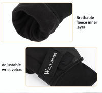 WEST ciclismo invierno guantes de deporte espesar alargar cálido equipo de ciclismo hombres mujeres al aire libre de esquí MTB guantes para motocicleta y bicicleta - details 9