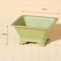 Arcilla púrpura de imitación ETA creativa, colorida, bricolaje, fregadero de cuatro lados, plantas duraderas, gruesas y jugosas, bonsái, jardinería - details 8