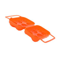 Caja de Huevos Portátil para Acampar Sin Olores, Resistente a la Corrosión, Caja de Almacenamiento de Huevos de 6 Rejillas para Protección al Aire Libre - details 4