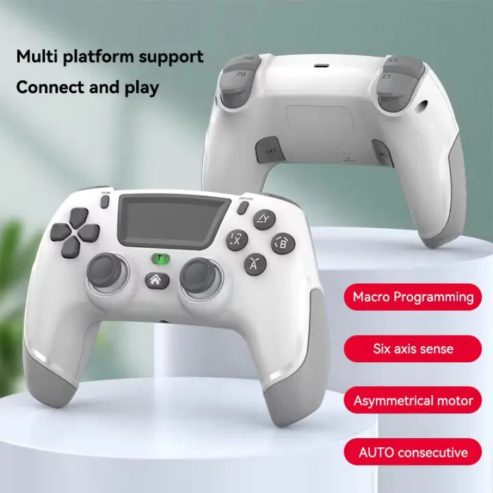 Elite-controlador de juego inalámbrico para PS4 Slim/Pro, Gamepad de doble vibración para PC, USB con giroscopio de seis ejes, Joystick Bluetooth - 1