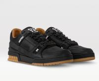 Nuevas zapatillas casuales zapatillas deportivas de moda nuevas sin usar LV negro masculino - details 1