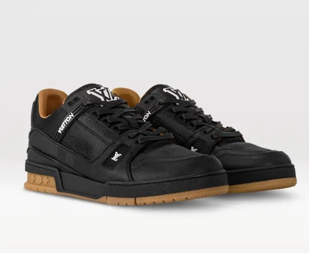 Nuevas zapatillas casuales zapatillas deportivas de moda nuevas sin usar LV negro masculino - 1
