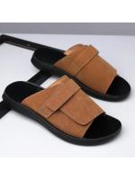 Verano nuevos hombres gladiadores todo partido de cuero de gamuza Casual zapatos transpirables sandalias de playa al aire libre zapatillas más el tamaño - details 5