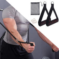 Mangos de Metal con anillo en D para gimnasio, mango de máquina de Cable resistente para entrenamiento con gancho para Yoga, ejercicio, bandas eléctricas para gimnasio - details 3