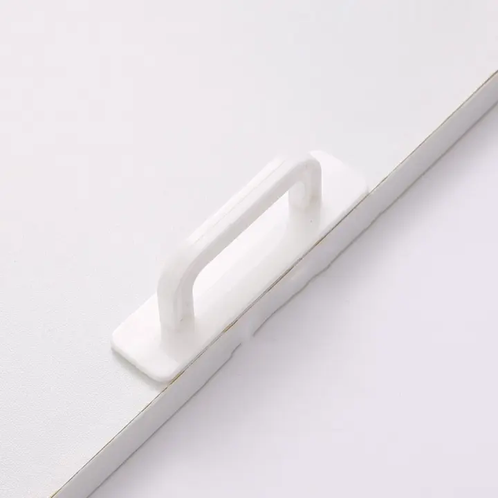 Perillas de moda, manija de puerta, tirador de puerta montado en superficie autoadhesivo, sin perforación, manija de gabinete push-pull, ventana - 1