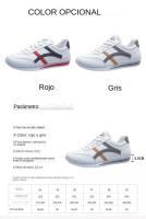 Women's Fashion Sneakers Low Top Lace-Up Breathable PU Leather Casual Running Shoes - details 0
