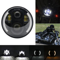 Faros LED para motocicleta y coche 5.75 pulgadas para Harley Sportster Iron 883 Dyna Triumph Street Speed Triple 5 3/4" H4 Faro Principal - details 15
