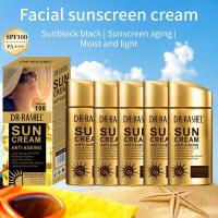 Crema facial Protección UV Bloqueador solar negro Húmedo y ligero SPF100+++ Protector solar resistente al agua para entrenamiento al aire libre - details 0